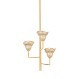 Mini Chandeliers Metal Shade by Hudson Valley ( 70 | 1283-VGL/GLI Alora ) 