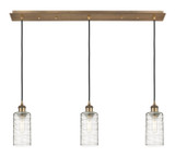 Linear/Island 3 Light Bar by Innovations ( 405 | 123B-3P-BB-G434-7DE Downtown Urban ) 