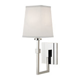 Sconces Single Glass by Hudson Valley ( 70 | 1361-PN Fletcher ) 