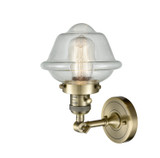 Sconces Single Glass by Innovations ( 405 | 203SW-AB-G534 Franklin Restoration ) 