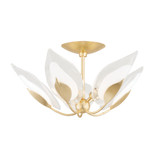 Semi-Flush Mts. Empire/Basket by Hudson Valley ( 70 | 4805-GL Blossom ) 