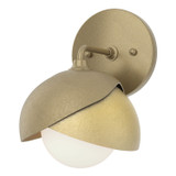 Sconces Single Glass by Hubbardton Forge ( 39 | 201374-SKT-84-86-GG0711 Brooklyn ) 