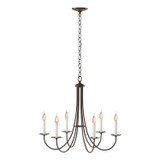 Mid. Chandeliers Candle by Hubbardton Forge ( 39 | 101160-SKT-05 Simple Lines ) 