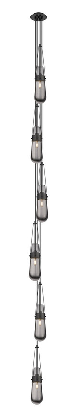 Pendants Multi-port/Cascade by Innovations ( 405 | 106-452-1P-BK-G452-4SM Downtown Urban ) 