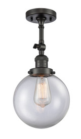 Semi-Flush Mts. Directional by Innovations ( 405 | 201F-OB-G202-8-LED Franklin Restoration ) 