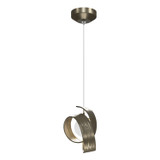 Mini Pendants Glass Down by Hubbardton Forge ( 39 | 161186-SKT-STND-84-GG0711 Riza ) 