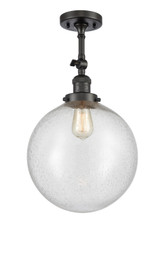 Semi-Flush Mts. Glass Down by Innovations ( 405 | 201F-OB-G204-12 Franklin Restoration ) 