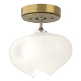 Semi-Flush Mts. Glass Down by Hubbardton Forge ( 39 | 121372-SKT-86-86-FD0710 Ume ) 