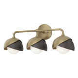Bathroom Fixtures Three Lights by Hubbardton Forge ( 39 | 201375-SKT-84-14-GG0711 Brooklyn ) 