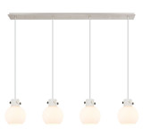 Linear/Island 4 Light + by Innovations ( 405 | 124-410-1PS-PN-G410-8WH Newton ) 