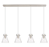 Linear/Island 4 Light + by Innovations ( 405 | 124-410-1PS-PN-G411-8CL Downtown Urban ) 