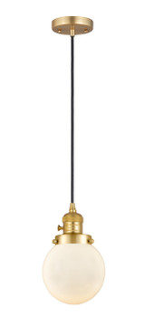 Mini Pendants Glass Down by Innovations ( 405 | 201CSW-SG-G201-6-LED Franklin Restoration ) 