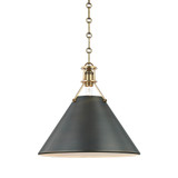Pendants Metal Shade by Hudson Valley ( 70 | MDS952-ADB Metal No. 2 ) 