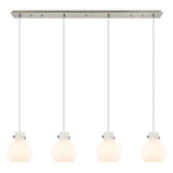Linear/Island 4 Light + by Innovations ( 405 | 124-410-1PS-SN-G410-8WH Newton ) 