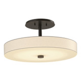 Semi-Flush Mts. Drum Shade by Hubbardton Forge ( 39 | 126803-LED-07-SH1971 Disq ) 