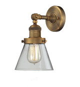 Sconces Single Glass by Innovations ( 405 | 203-BB-G62 Franklin Restoration ) 