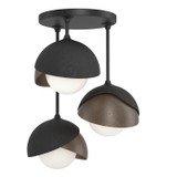 Semi-Flush Mts. Multi-port/Cluster by Hubbardton Forge ( 39 | 121374-SKT-10-05-GG0711 Brooklyn ) 