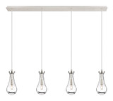 Linear/Island 4 Light + by Innovations ( 405 | 124-451-1P-PN-G451-5CL Downtown Urban ) 