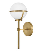 Sconces Single Glass by Hinkley ( 13 | 5660HB-LL Hollis ) 