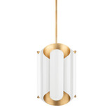 Pendants Metal Shade by Hudson Valley ( 70 | 8513-GL/WH Banks ) 