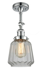 Semi-Flush Mts. Glass Down by Innovations ( 405 | 201F-PC-G142 Franklin Restoration ) 