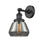 Sconces Single Glass by Innovations ( 405 | 203-BK-G173 Franklin Restoration ) 