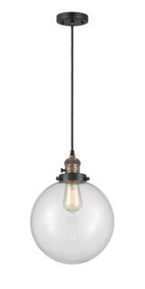 Mini Pendants Glass Down by Innovations ( 405 | 201CSW-BAB-G202-10-LED Franklin Restoration ) 