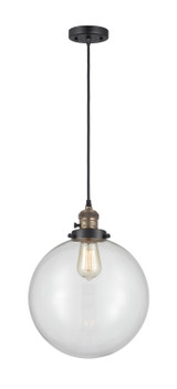 Mini Pendants Glass Down by Innovations ( 405 | 201CSW-BAB-G202-12-LED Franklin Restoration ) 