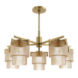Mid. Chandeliers Glass Down by Hunter ( 47 | 13138 Ontario ) 