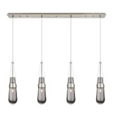 Linear/Island 4 Light + by Innovations ( 405 | 124-452-1P-SN-G452-4SM Downtown Urban ) 