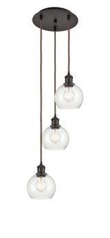 Mini Pendants 3 Light Cluster by Innovations ( 405 | 113B-3P-OB-G124-6 Ballston ) 