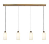 Linear/Island 4 Light + by Innovations ( 405 | 124B-4P-BB-G434-7WH Downtown Urban ) 