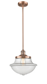 Pendants Glass Down by Innovations ( 405 | 201S-AC-G542-LED Franklin Restoration ) 