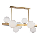 Linear/Island 4 Light + by Hudson Valley ( 70 | 8717-AGB Hinsdale ) 