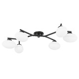 Semi-Flush Mts. Geometric/Linear by Hudson Valley ( 70 | 5541-OB Wagner ) 