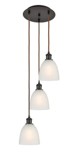 Mini Pendants 3 Light Cluster by Innovations ( 405 | 113B-3P-OB-G381 Ballston ) 