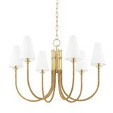 Mid. Chandeliers Candle by Hudson Valley ( 70 | 8732-AGB Ripley ) 