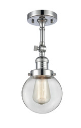 Semi-Flush Mts. Directional by Innovations ( 405 | 201F-PC-G202-6-LED Franklin Restoration ) 
