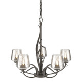 Mid. Chandeliers Glass Up by Hubbardton Forge ( 39 | 103040-SKT-07-ZM0236 Flora ) 