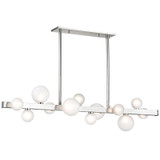 Linear/Island 4 Light + by Hudson Valley ( 70 | 8744-PN Mini Hinsdale ) 