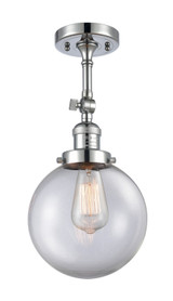 Semi-Flush Mts. Directional by Innovations ( 405 | 201F-PC-G202-8-LED Franklin Restoration ) 