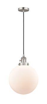 Mini Pendants Glass Down by Innovations ( 405 | 201CSW-SN-G201-10-LED Franklin Restoration ) 