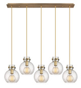Linear/Island 4 Light + by Innovations ( 405 | 125-410-1PS-BB-G410-8SDY Newton ) 