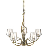 Mid. Chandeliers Glass Up by Hubbardton Forge ( 39 | 103040-SKT-86-ZM0236 Flora ) 
