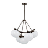 Mid. Chandeliers Glass Down by Hudson Valley ( 70 | 2105-DB Duxbury ) 