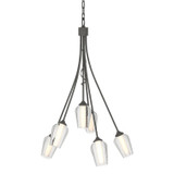 Mid. Chandeliers Glass Down by Hubbardton Forge ( 39 | 103043-SKT-20-ZS0354 Flora ) 