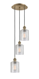 Mini Pendants 3 Light Cluster by Innovations ( 405 | 113B-3P-AB-G112 Ballston ) 