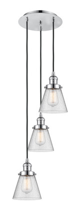 Mini Pendants 3 Light Cluster by Innovations ( 405 | 113F-3P-PC-G64 Franklin Restoration ) 