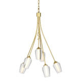 Mid. Chandeliers Glass Down by Hubbardton Forge ( 39 | 103043-SKT-86-ZS0354 Flora ) 