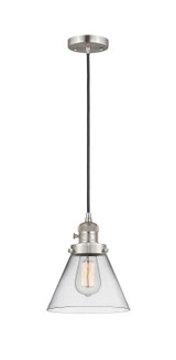Mini Pendants Glass Down by Innovations ( 405 | 201CSW-SN-G42-LED Franklin Restoration ) 